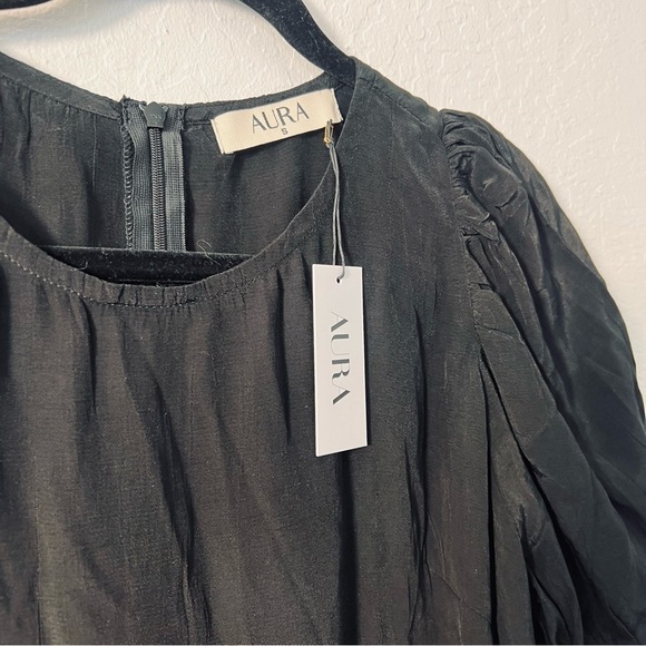 AURA NWT Black Dress Small - Picture 6 of 8